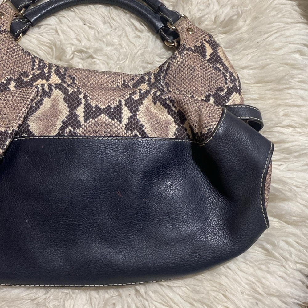 Kate Spade Python Snakeskin Print Double Handle H… - image 8
